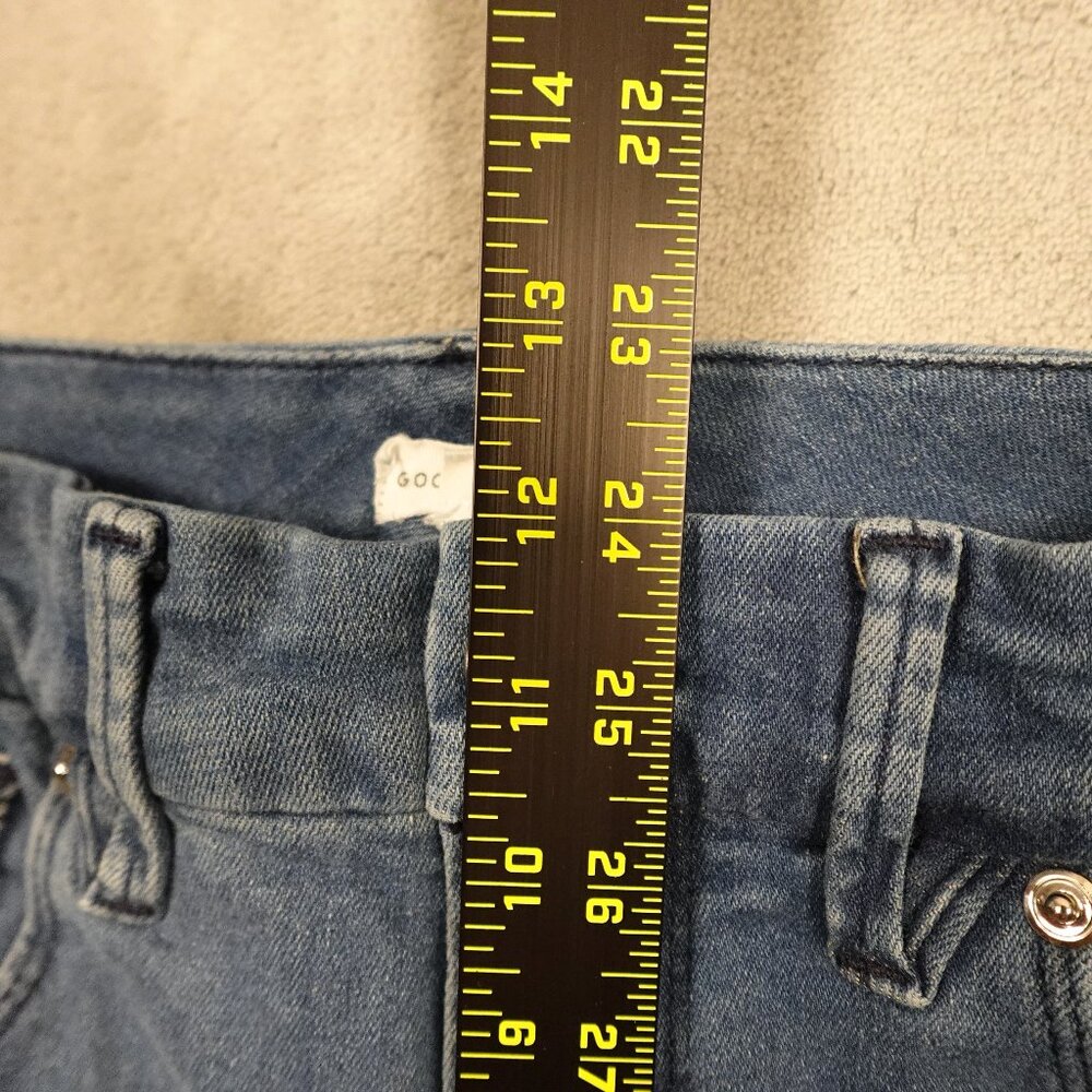 Good American jeans good waist women's 12/31 tall blue stretchy - Picture 5 of 12